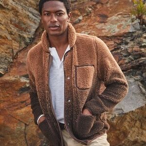 Todd Snyder Adirondack Ombré Sherpa Chore Jacket